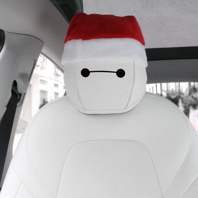 Christmas Hat for Tesla Model 3/X/S/Y Seats (2 hats with 2 pair of eyes)-TESGOD