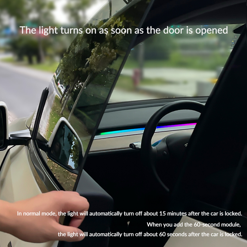 Tesla Model 3/Y Dashboard Ambient Lighting – Light Syncs with Music-TESGOD