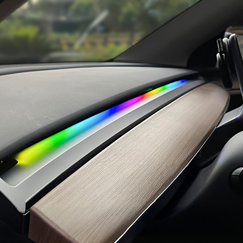 Tesla Model 3/Y Dashboard Ambient Lighting – Light Syncs with Music-TESGOD