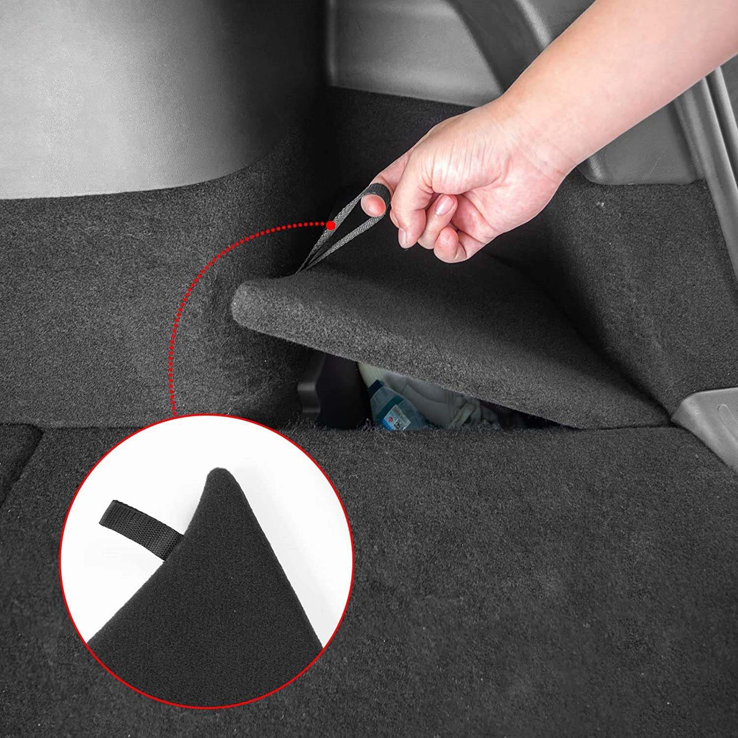 Trunk Side Storage Boxes for Tesla Model 3（2021-2025+）/ Y（2020-2025+）(2pcs)-TESGOD