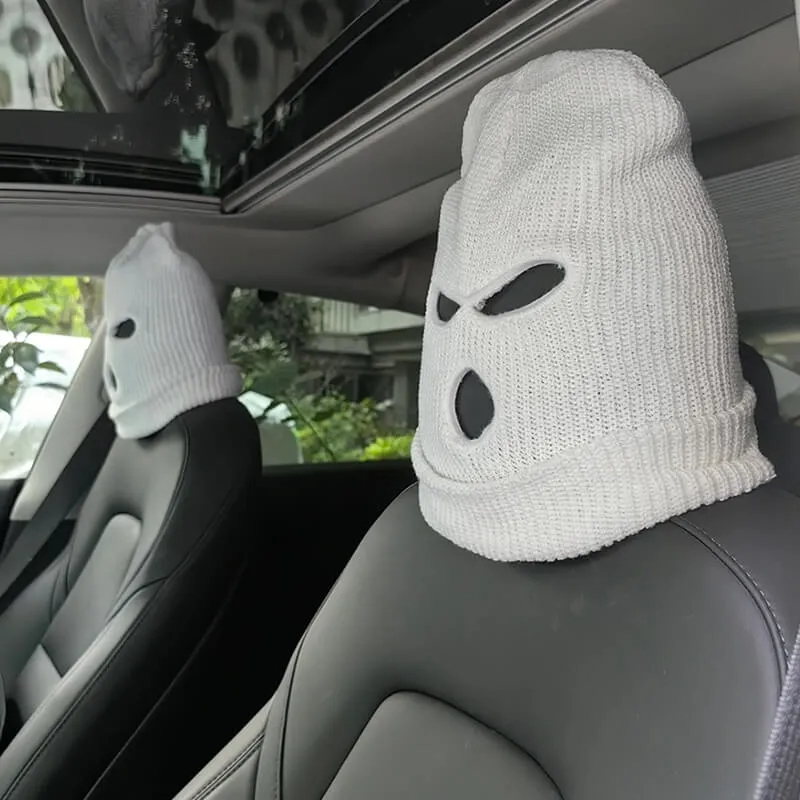 Personalized Headrest Cover Funny Hat for Tesla Model S/3/X/Y-TESGOD