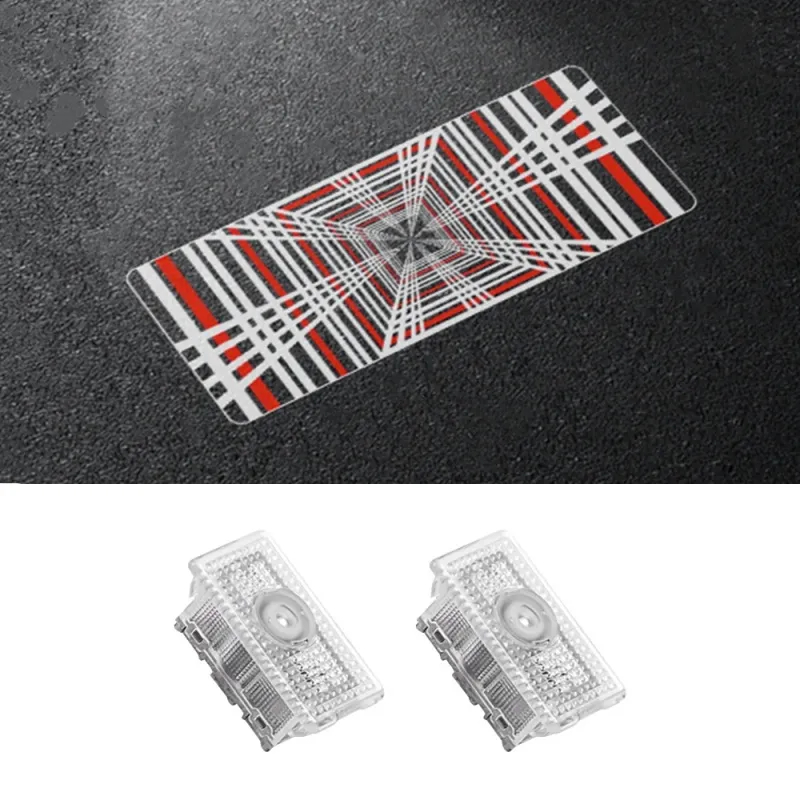 Plaid Projector Lights Tesla Model S/3/X/Y Door-TESGOD