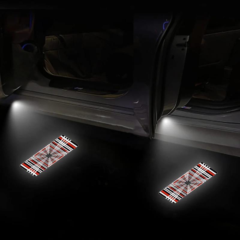 Plaid Projector Lights Tesla Model S/3/X/Y Door-TESGOD