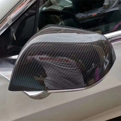 Precision Carbon Fiber Side Mirror Caps for Tesla Model S (1 Pair)-TESGOD