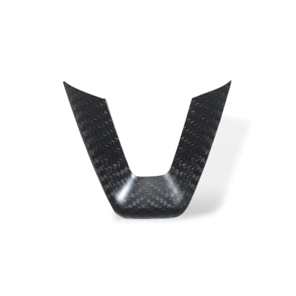 Real Carbon Fiber Steering Wheel Cover for Model 3 Highland 2024+-TESGOD