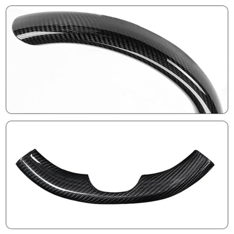 Real Carbon Fiber Steering Wheel Cover for Tesla Model Y/3 Highland-TESGOD