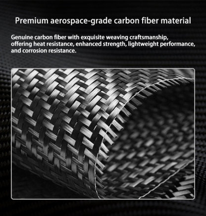 Real Dry Carbon Fiber Wireless Charging Frame for New Model Y 2025+ / Model 3 Highland 2024+-TESGOD