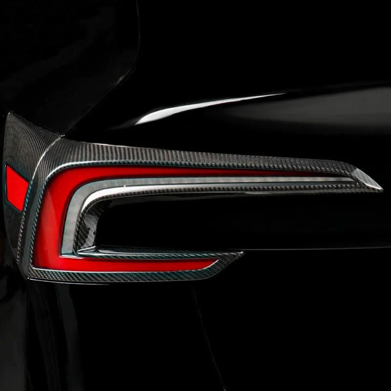 Real carbon fiber tail light frame for the Tesla Model 3 Highland (2 pcs)-TESGOD