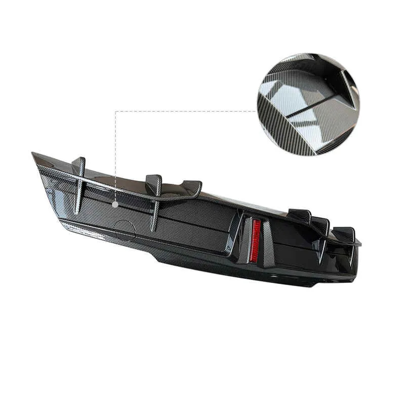 Rear Diffuser for Tesla Model Y with LED Lights-TESGOD