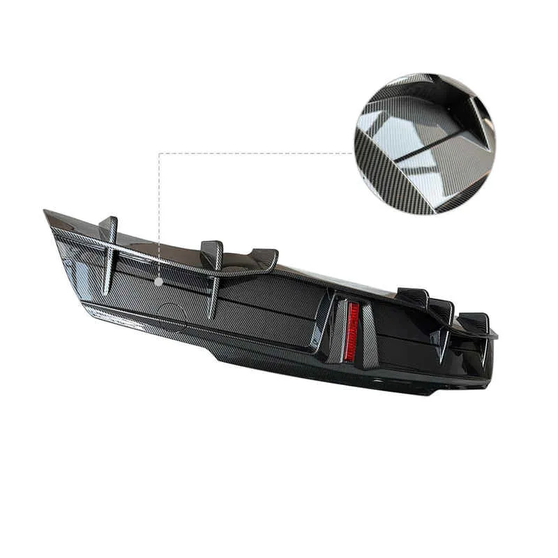 Rear Diffuser for Tesla Model Y with LED Lights-TESGOD