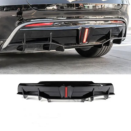 Rear Diffuser for Tesla Model Y with LED Lights-TESGOD