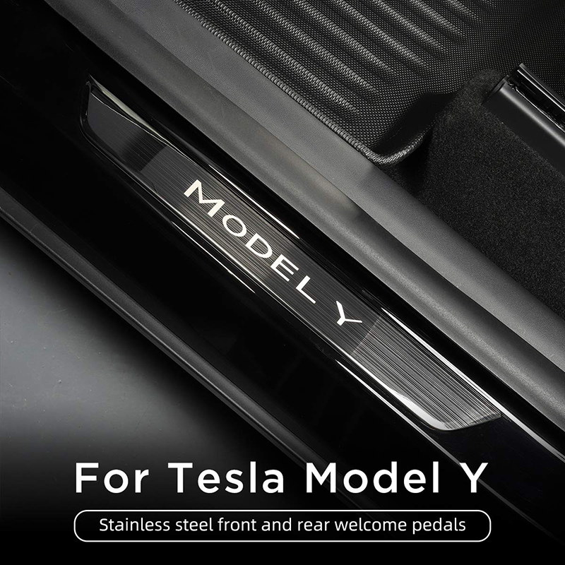 Door Sill Protection for Tesla Model Y/3 Highland (4Pcs)-TESGOD