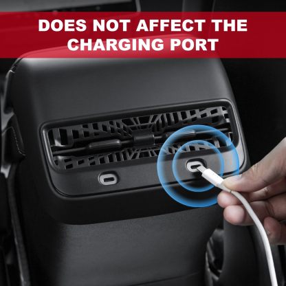 Tesla Model Y/3 Rear Seat Vent Cover Frame and Under Seat Outlet Cover-TESGOD