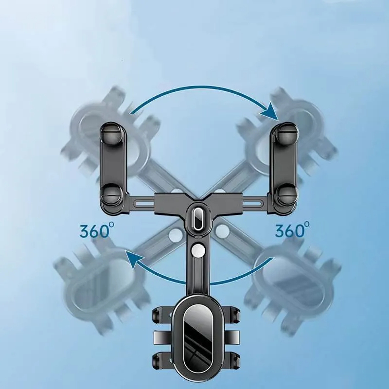 Retractable Phone Holder for Tesla Rearview Mirror（2017 - 2023）-TESGOD