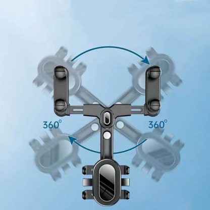 Retractable Phone Holder for Tesla Rearview Mirror（2017 - 2023）-TESGOD