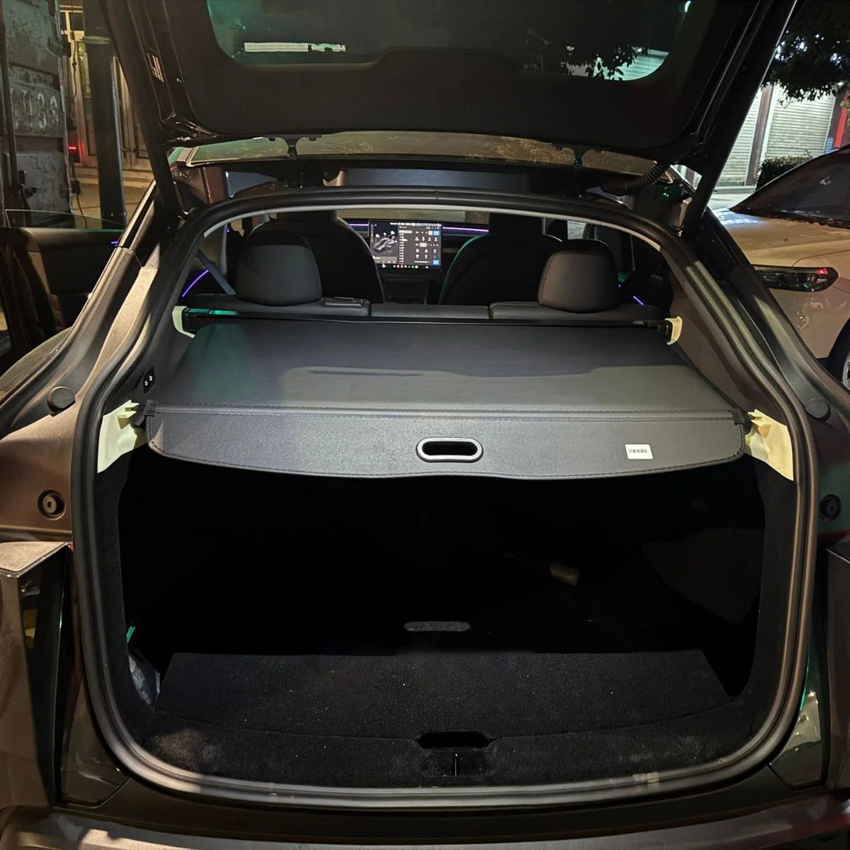 Retractable Rear Trunk Cargo Cover for Model Y Juniper