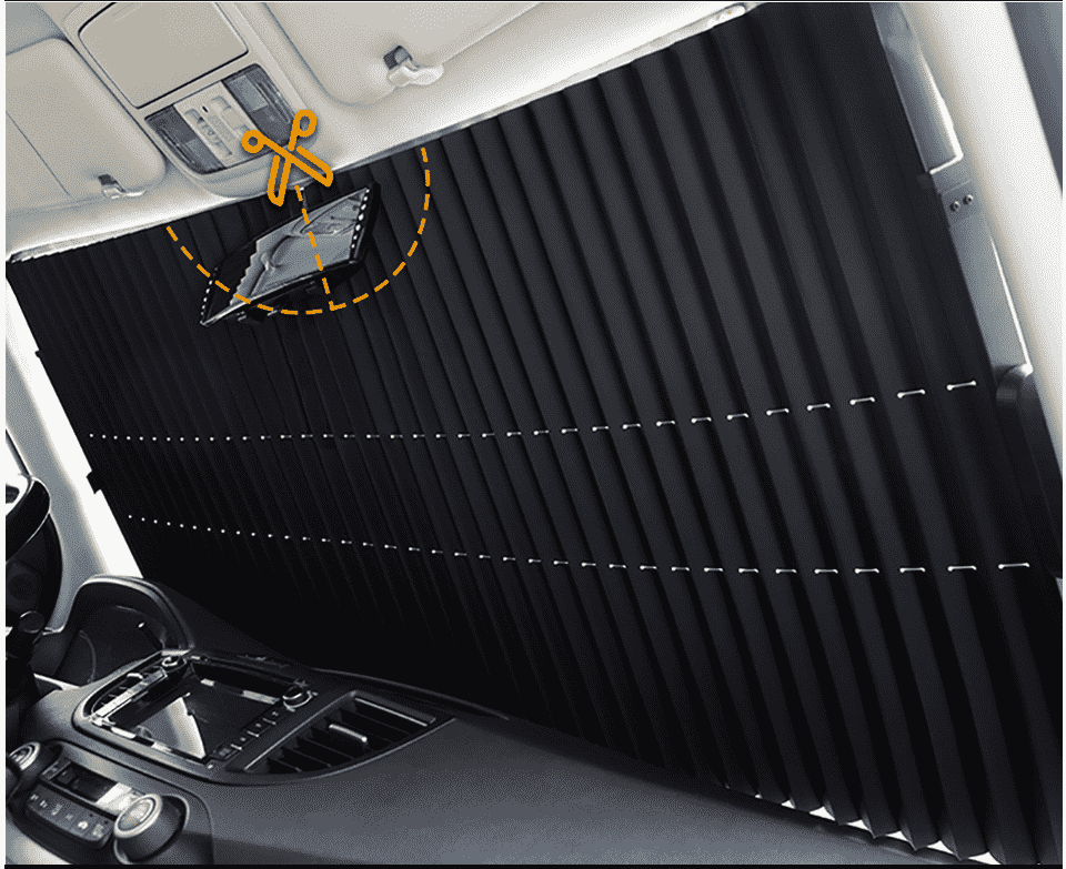 Retractable Tesla Model 3/Y Sunshades-TESGOD