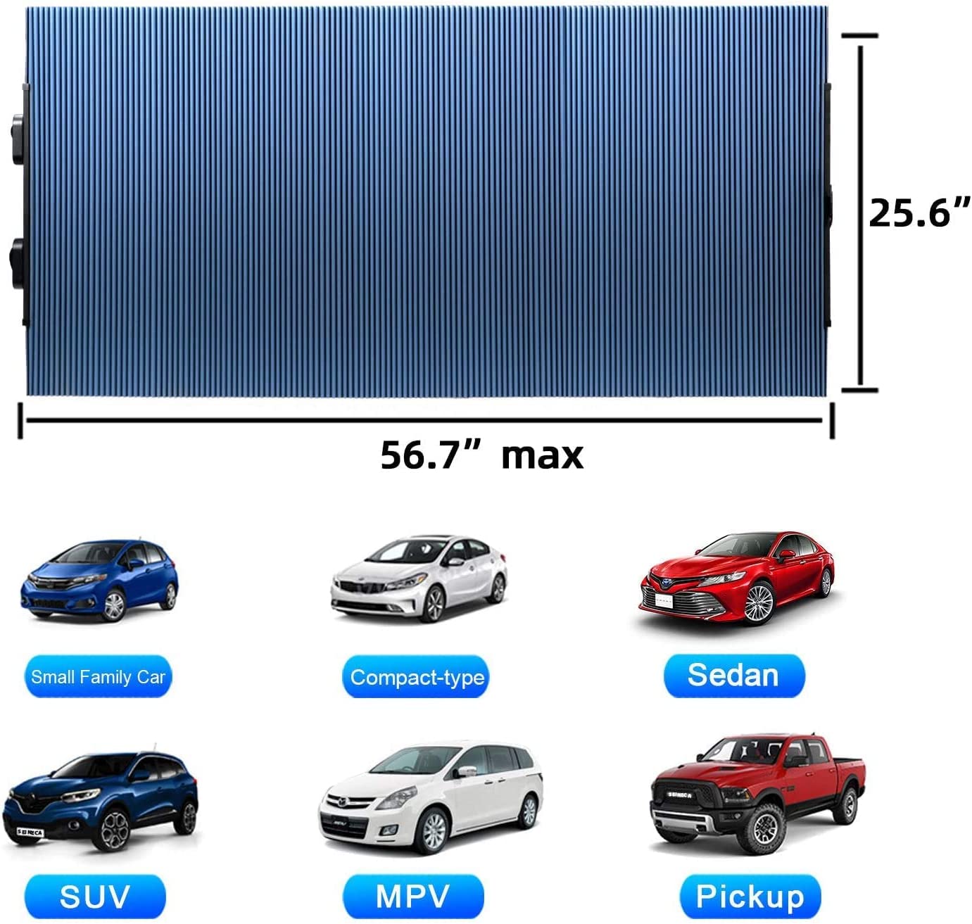 Retractable Tesla Model 3/Y Sunshades-TESGOD