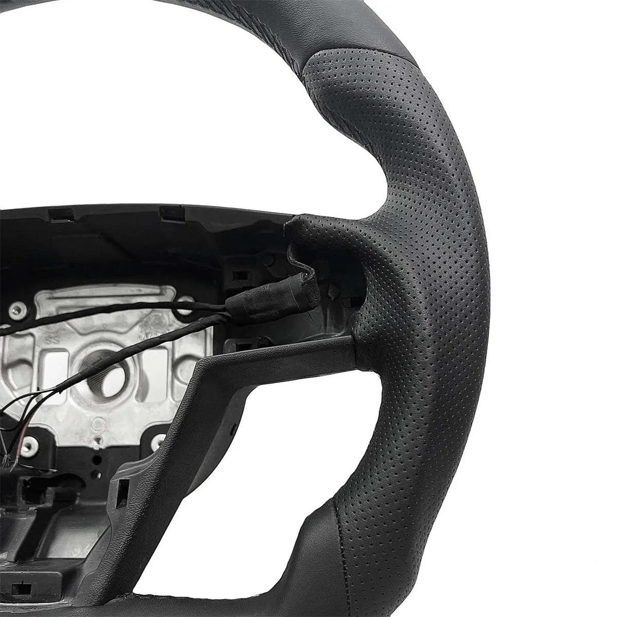 Round Steering Wheel Replacement for Tesla Model S/X 2021+-TESGOD