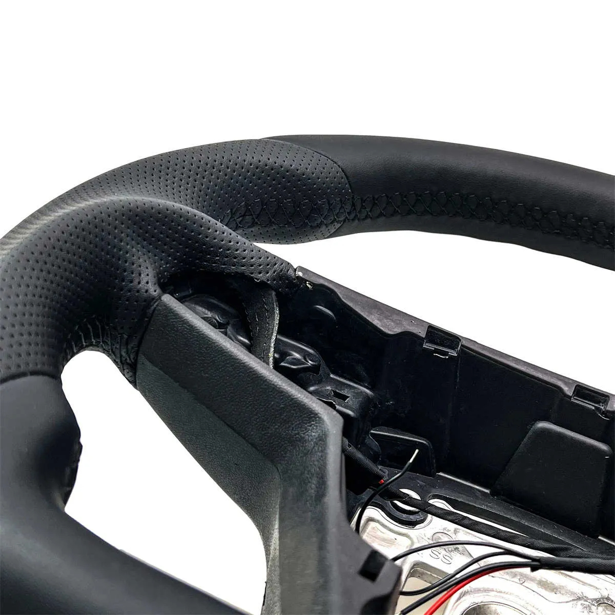 Round Steering Wheel Replacement for Tesla Model S/X 2021+-TESGOD