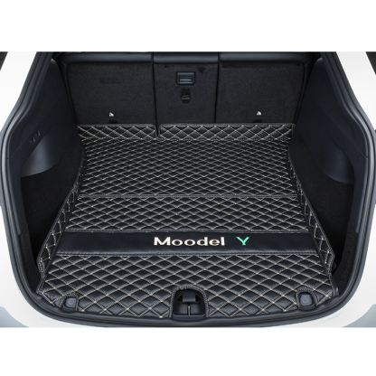 Tesla Model Y Trunk Mats – Waterproof, Soundproof, Stain-Resistant-TESGOD