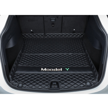 Tesla Model Y Trunk Mats – Waterproof, Soundproof, Stain-Resistant-TESGOD