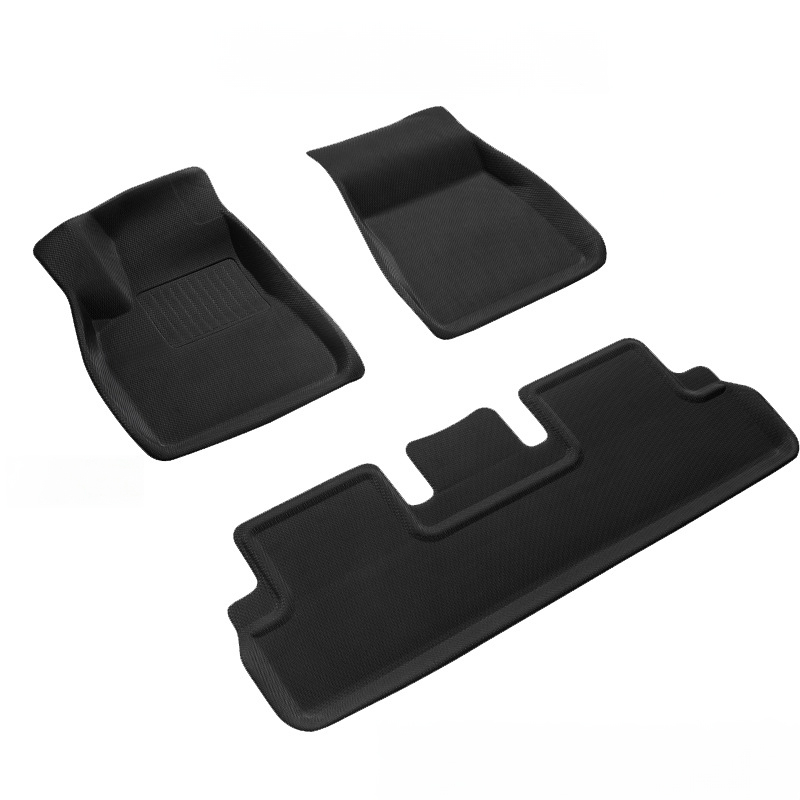 3D All Weather Tesla Model 3 Floor Mats（2020-2023）-TESGOD