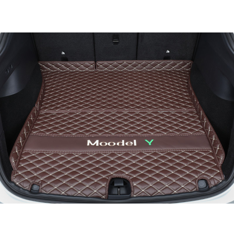Tesla Model Y Trunk Mats – Waterproof, Soundproof, Stain-Resistant-TESGOD