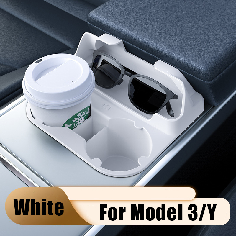 Center Console Tesla Cup Holder for Model 3/Y（2021-2023）-TESGOD