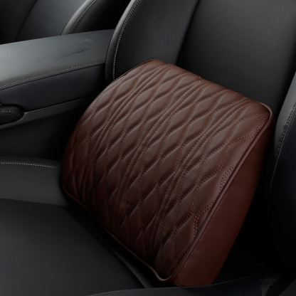 Embroidered Tesla Leather Headrest-TESGOD