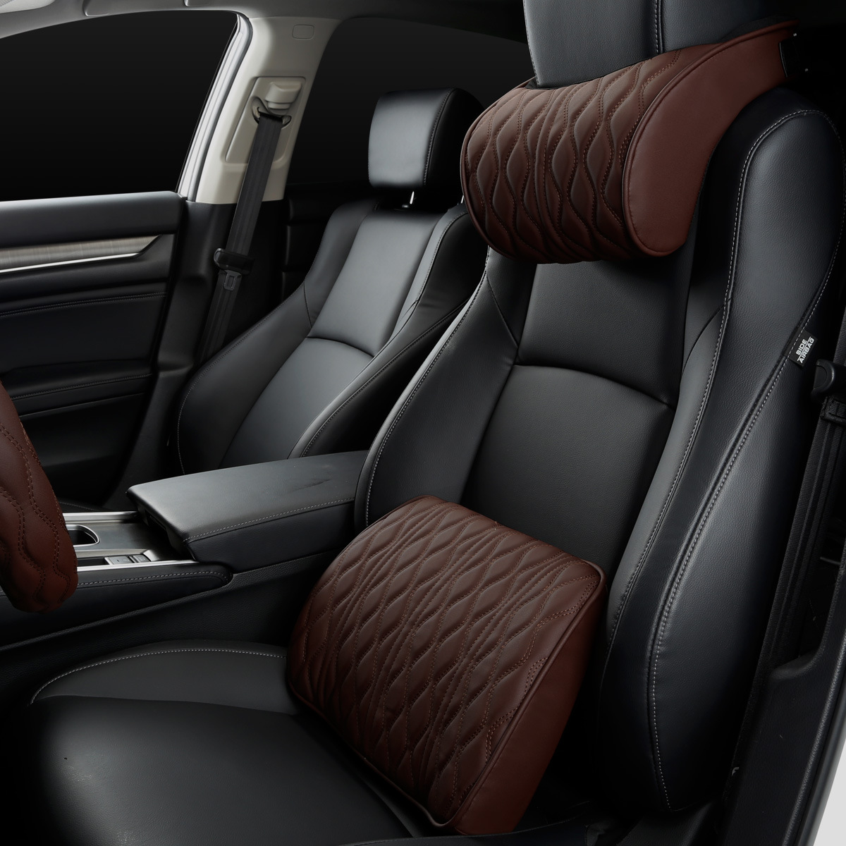 Embroidered Tesla Leather Headrest-TESGOD