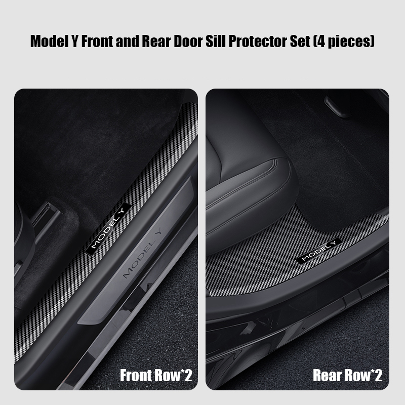 Door Sill Protector For Tesla Model 3 (2024+ ) / Y (2021-2024)-TESGOD
