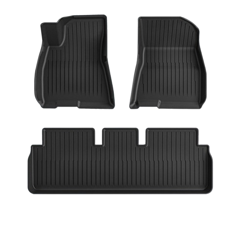 TPE All-Weather Floor Mats for Tesla Model Y (2020-2024) / Model 3 (2021-2024)-TESGOD