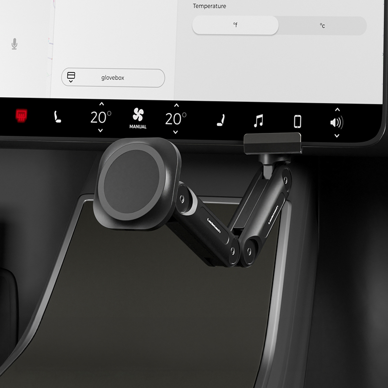 Adjustable Magnetic Wireless Car Charger Holder for Tesla Model 3（2017-2023.10）/ Y（2020-2024）-TESGOD