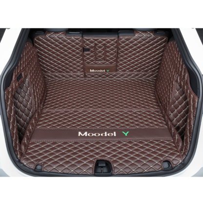 Tesla Model Y Trunk Mats – Waterproof, Soundproof, Stain-Resistant-TESGOD