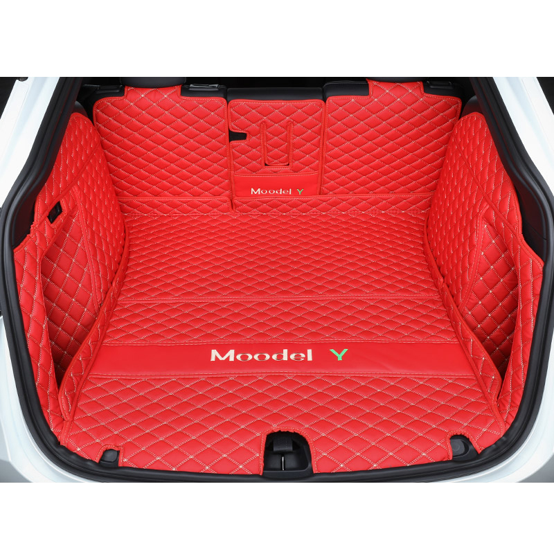 Tesla Model Y Trunk Mats – Waterproof, Soundproof, Stain-Resistant-TESGOD