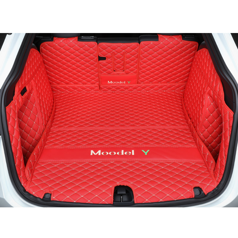 Tesla Model Y Trunk Mats – Waterproof, Soundproof, Stain-Resistant-TESGOD