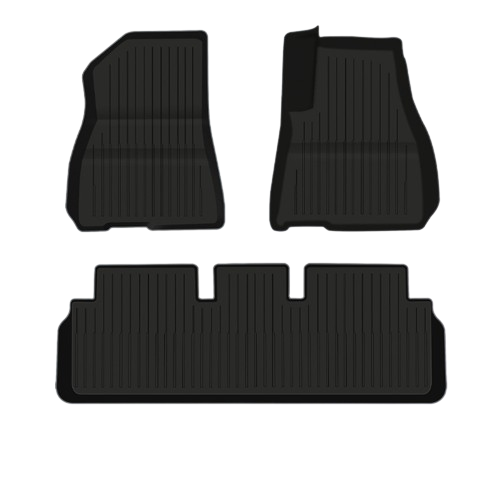 TPE All-Weather Floor Mats for Tesla Model Y (2020-2024) / Model 3 (2021-2024)-TESGOD