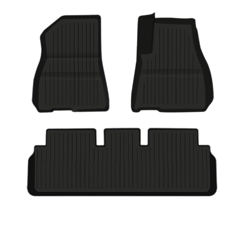 TPE All-Weather Floor Mats for Tesla Model Y (2020-2024) / Model 3 (2021-2024)-TESGOD