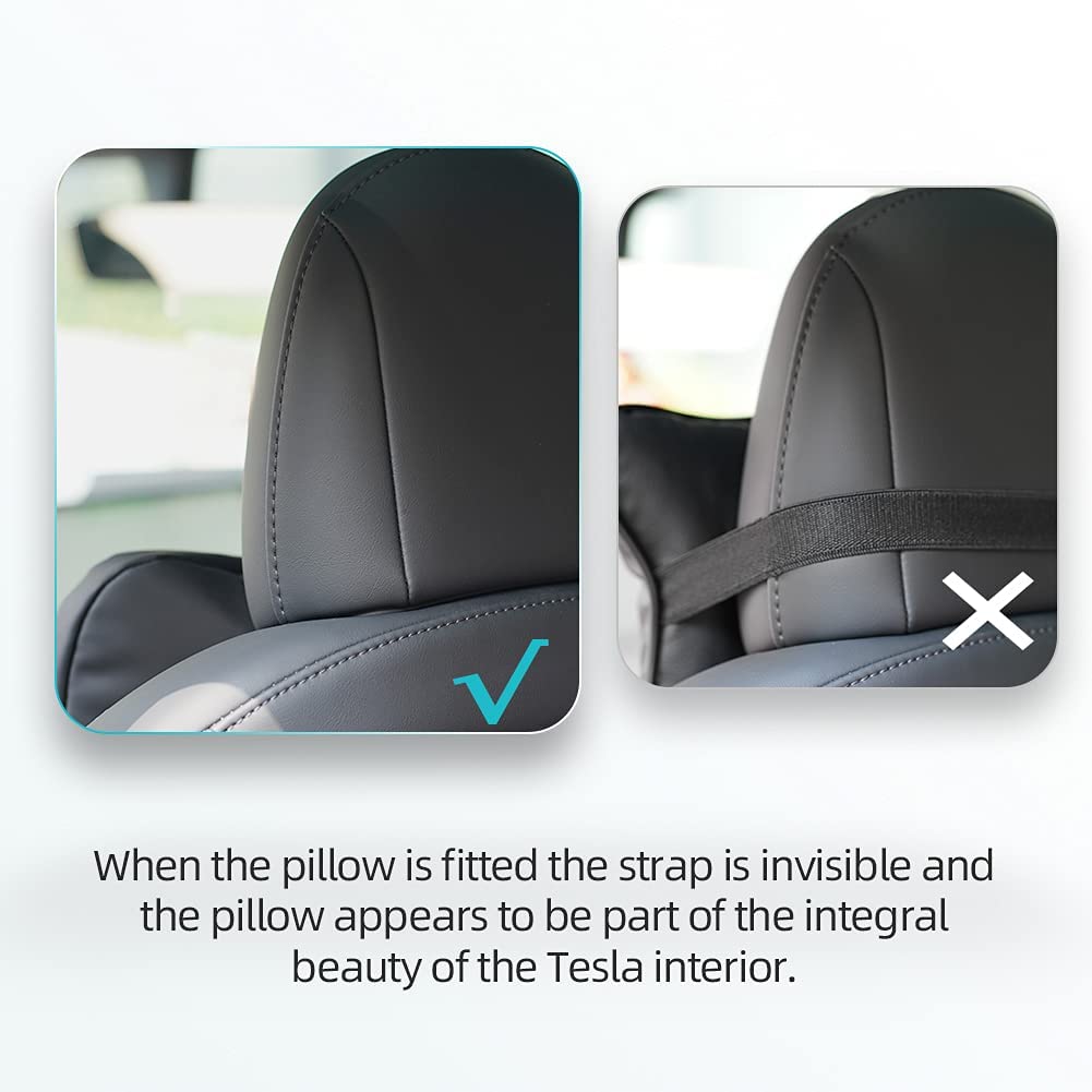  Headrests for Tesla Model Y/Model 3-TESGOD