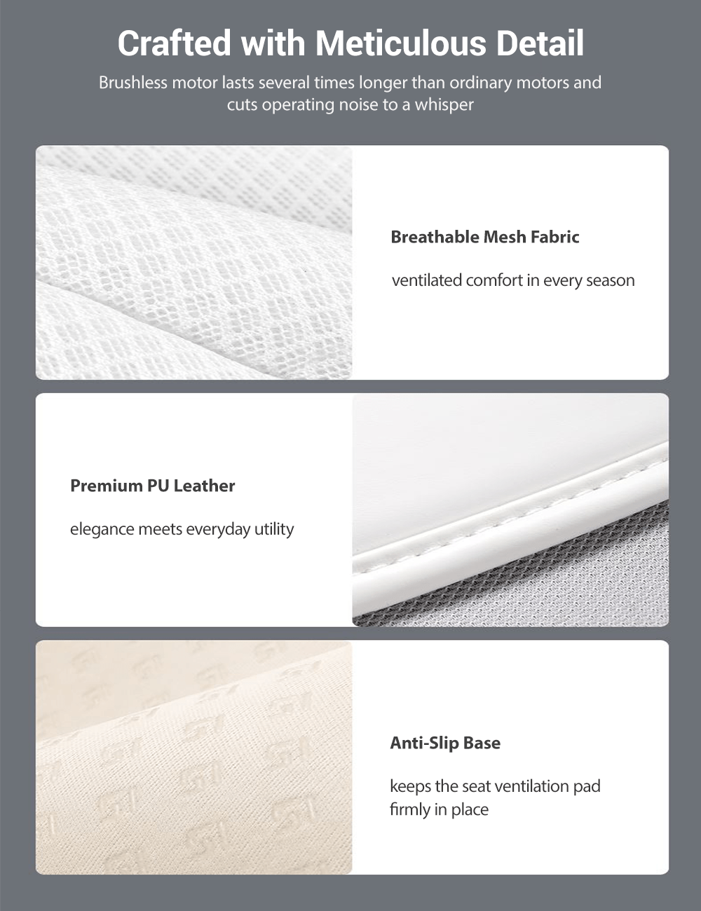 Seat Ventilation Seat Covers for Model 3 Highland & Model Y Juniper