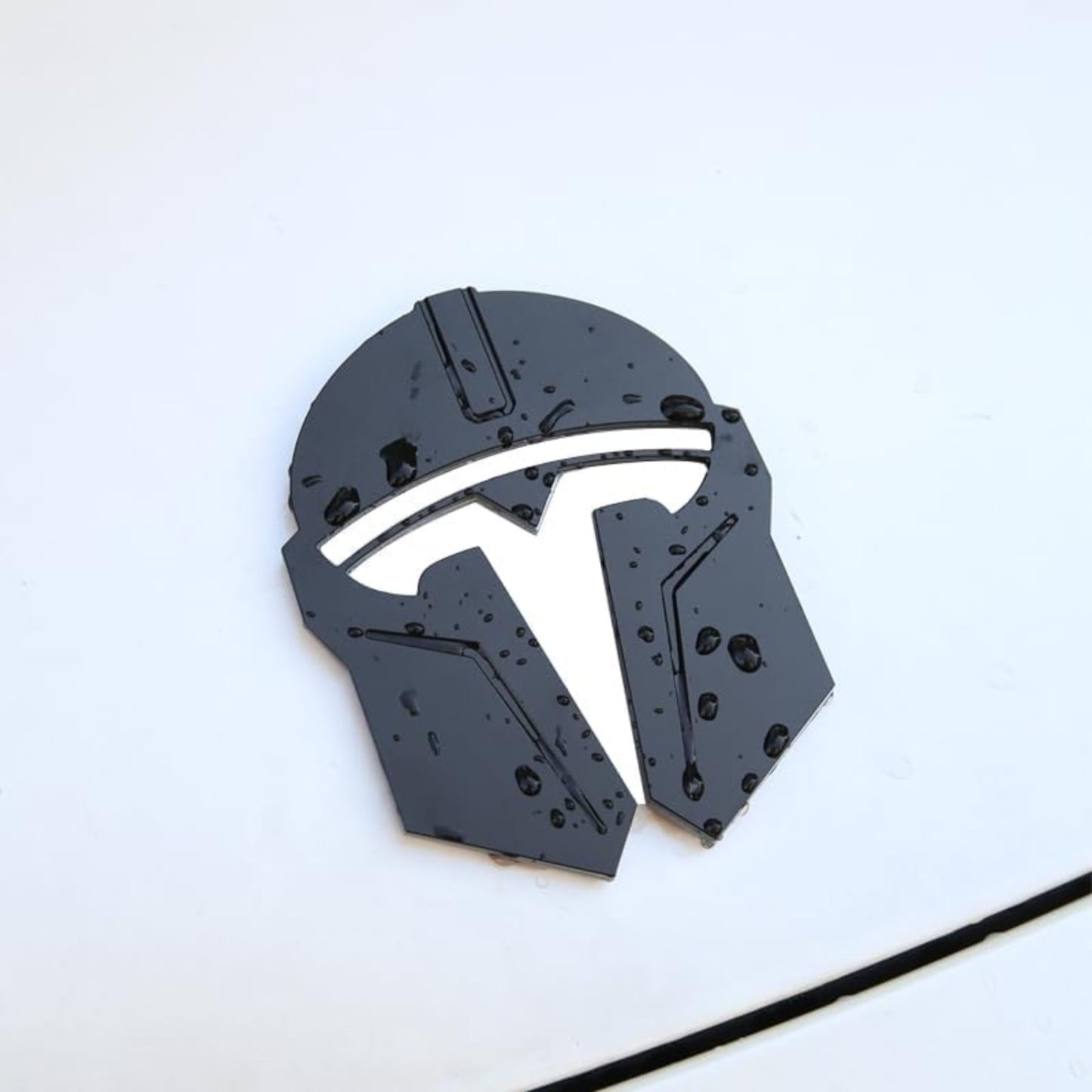 Tesla Model 3/Y Mandalorian Logo Decoration Sticker-TESGOD