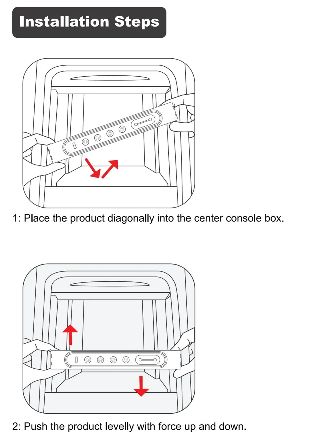 Smart Center Control Physical Buttons for Tesla Model 3/Y-TESGOD
