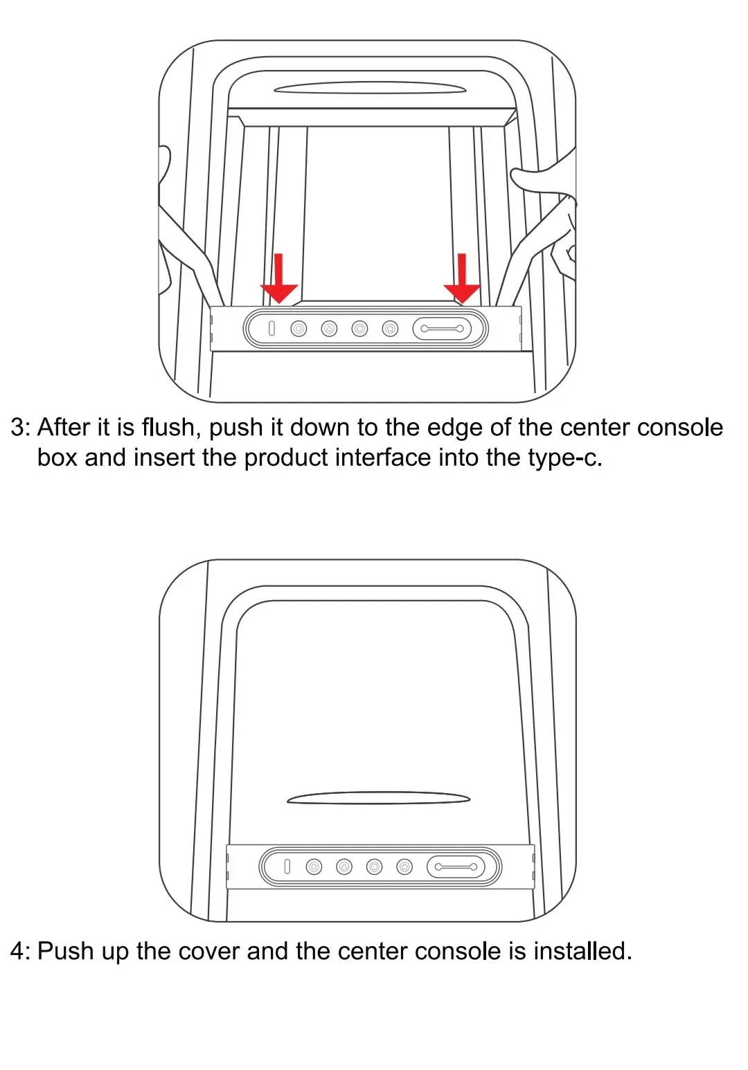 Smart Center Control Physical Buttons for Tesla Model 3/Y-TESGOD