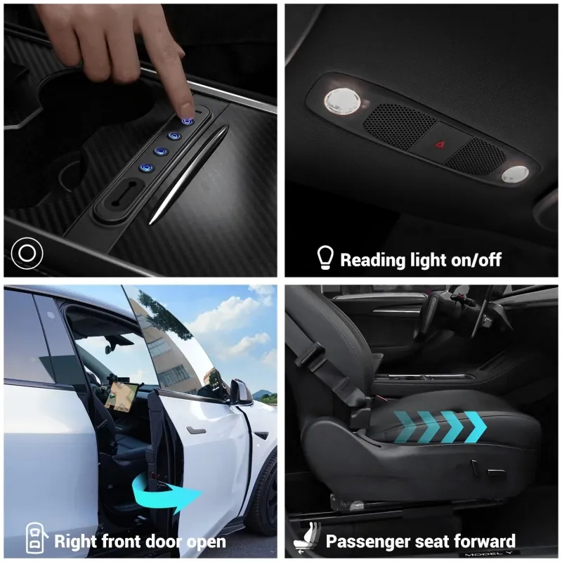 Smart Center Control Physical Buttons for Tesla Model 3/Y-TESGOD