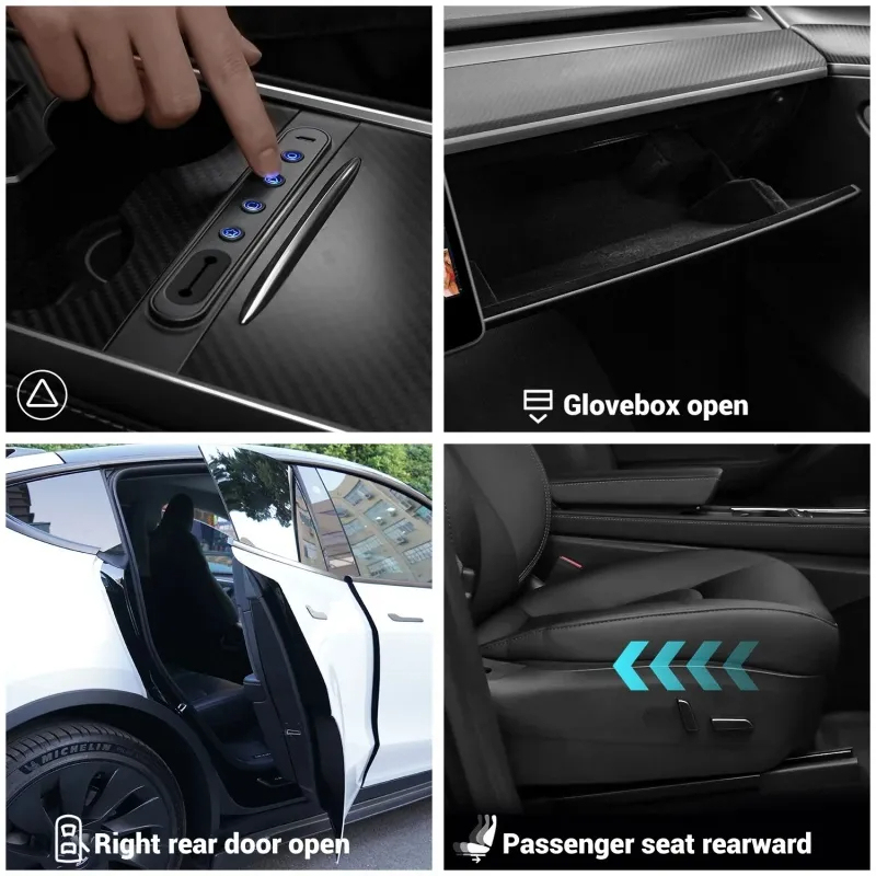 Smart Center Control Physical Buttons for Tesla Model 3/Y-TESGOD