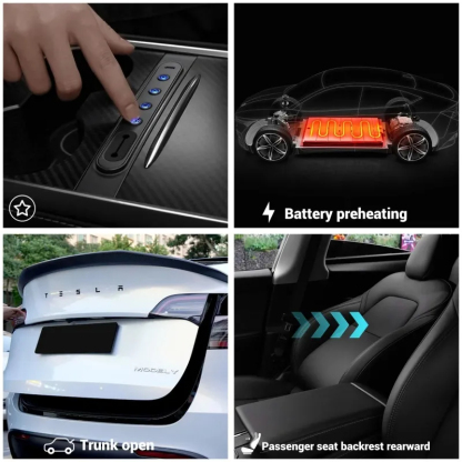 Smart Center Control Physical Buttons for Tesla Model 3/Y-TESGOD