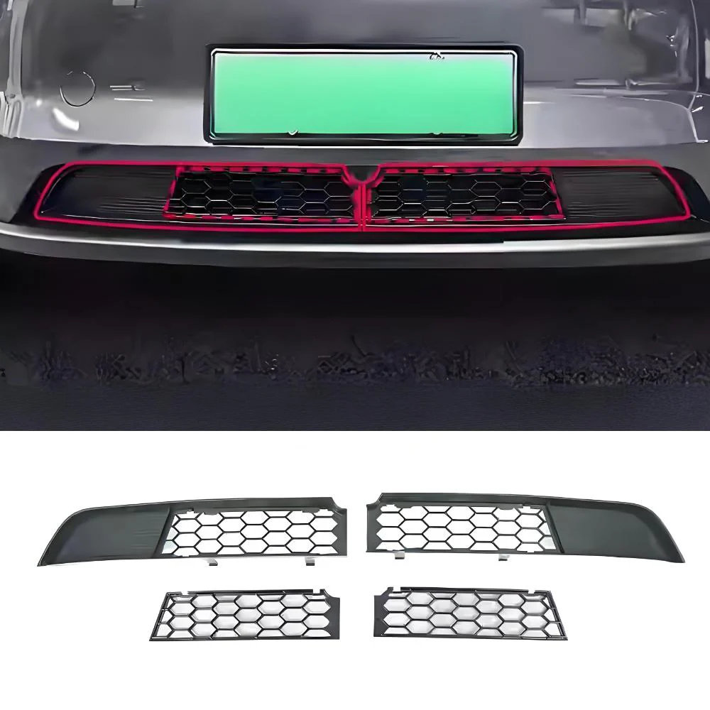 Split Insect Net Front Bumper Grill for Model Y Juniper 2025+-TESGOD