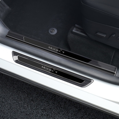 Stainless Steel Threshold Protection Strip for Tesla Model 3/Y-TESGOD