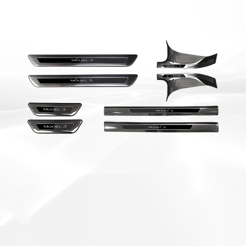 Stainless Steel Threshold Protection Strip for Tesla Model 3/Y-TESGOD